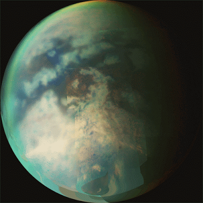 Montañas en Titán