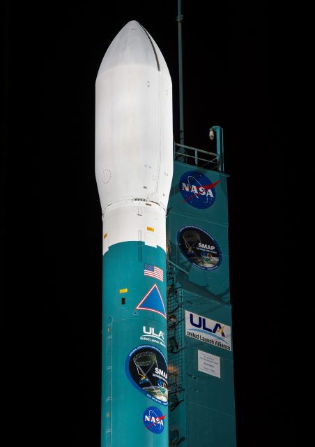 Delta II Rocket with SMAP