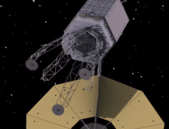 Sistema de captura de la sonda ARM (NASA).