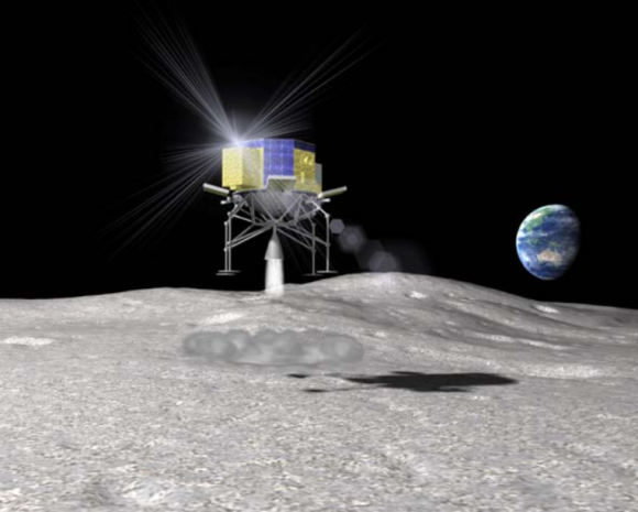 Sonda lunar japonesa SLIM (JAXA/ISAS).