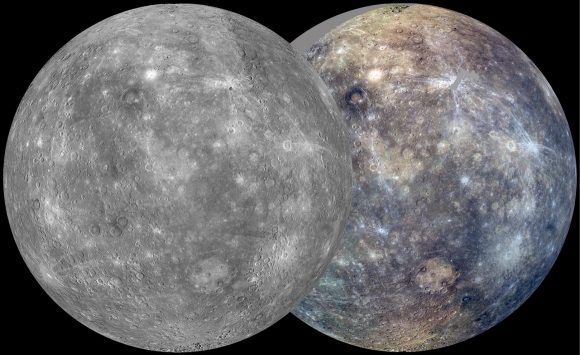 Mercurio visto por MESSENGER (NASA).