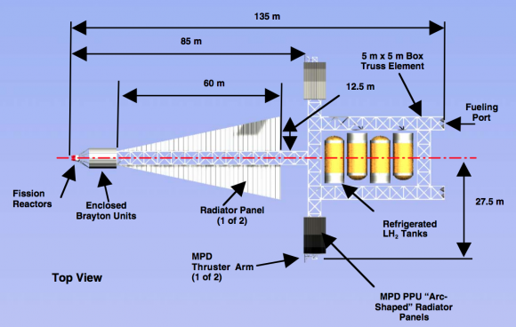 Partes de la nave de combustible (NASA).
