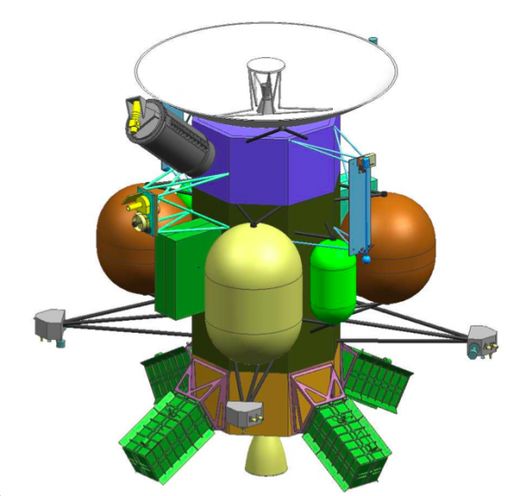 Sonda de sobrevuelo de Europa con ASRG propuesta a principios de 2012 (NASA).