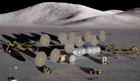 Base lunar modular propuesta para el programa Constelación (NASA).