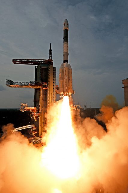 Lanzamiento del GSAT-6 (ISRO).