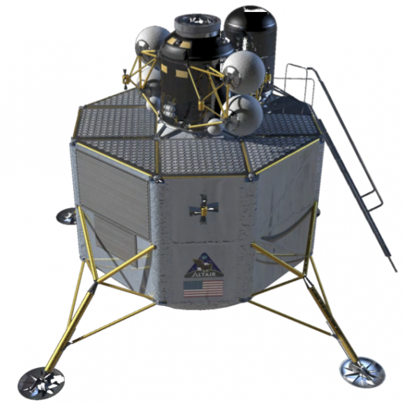 Versión de 2008 del módulo lunar Altair (NASA).