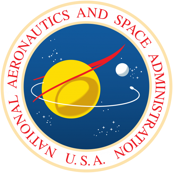 Sello oficial de la NASA (NASA).