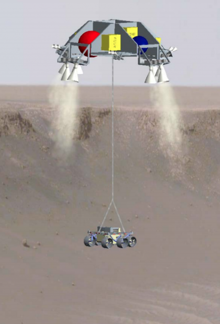 MELOS, el rover japonés que aterrizará como Curiosity (JAXA).