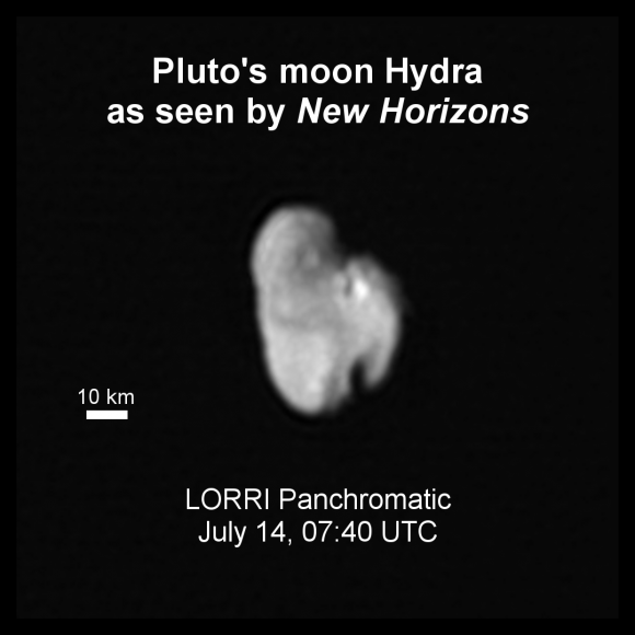 Hidra vista por LORRI (NASA/JHUAPL/SwRI).