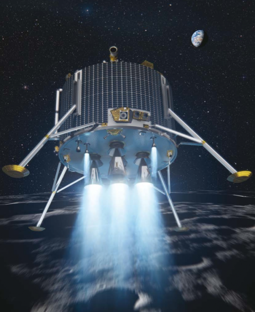 Sonda lunar europea ELL (ESA).