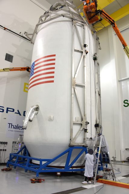 Jason-3 SpaceX Encapsulation