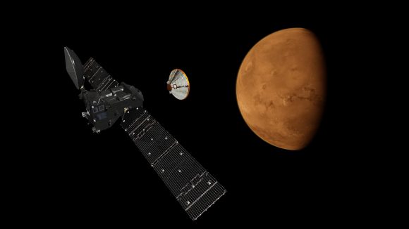 Sonda marciana ruso-europea ExoMars 2016 (ESA).