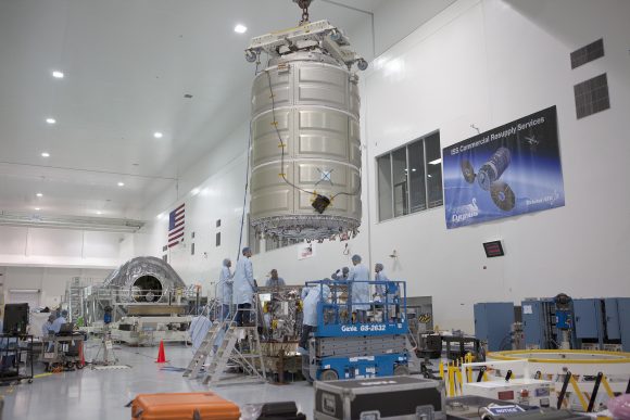 Módulo presurizado de la Cygnus OA-6 (NASA/Orbital ATK).
