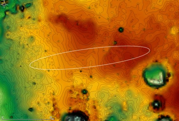 Zona de aterrizaje de Schiaparelli en Meridiani Planum (ESA).