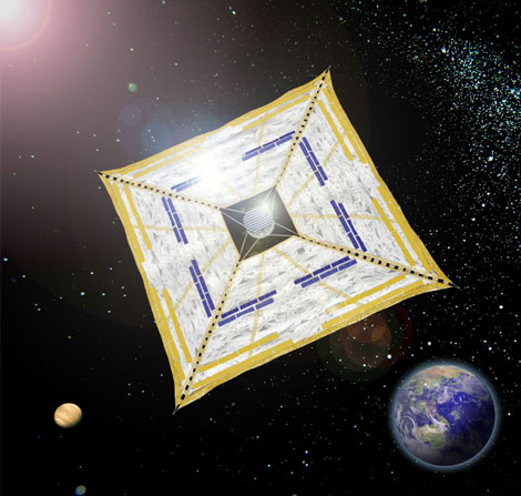 Vela solar japonesa Ikaros 1 (JAXA).