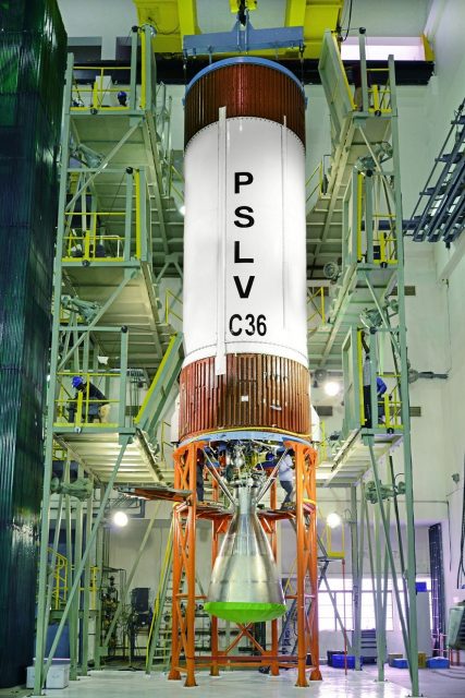Segunda etapa del PSLV C36 (ISRO).