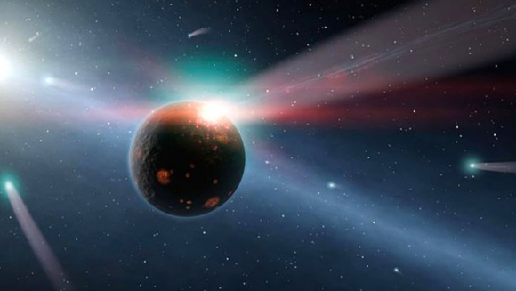 El paso de Gliese 710 cerca del Sol provocará una lluvia de cometas de periodo largo que durará cuatro millones de años (NASA).