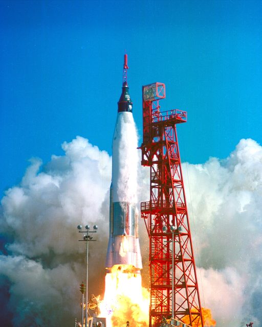 Lanzamiento de la misión MA-6 (NASA).