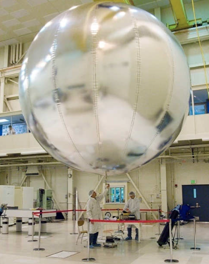 Prototipo de globo de la NASA para el estudio de Venus (NASA).