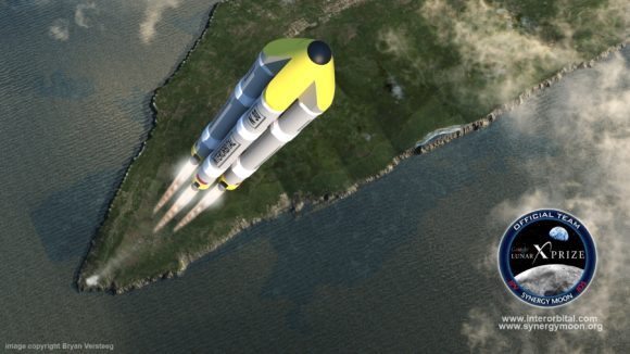 Una de las configuraciones del cohete Neptune.
