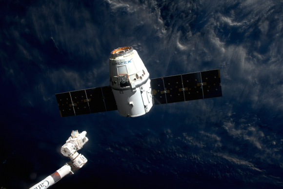 Separación de la Dragon de la ISS (NASA).