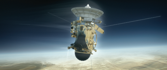 Los últimos momentos de Cassini (NASA/JPL-Caltech).