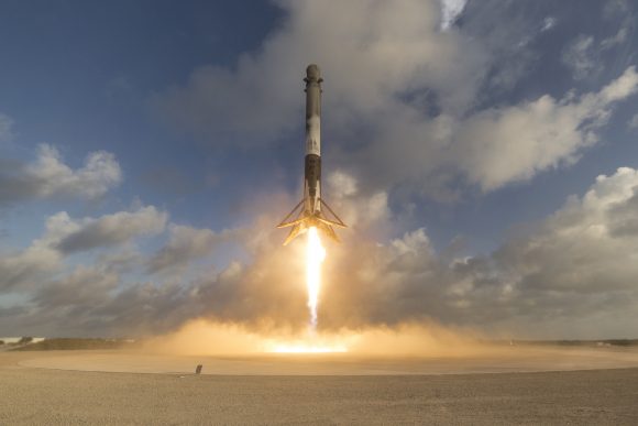 Aterrizaje de la primera etapa (SpaceX).