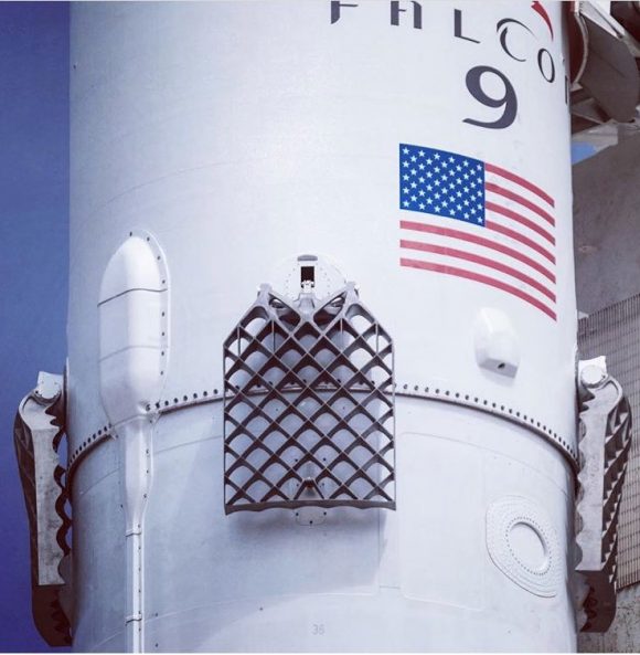 Nuevas rejillas reutilizables de titanio (SpaceX).