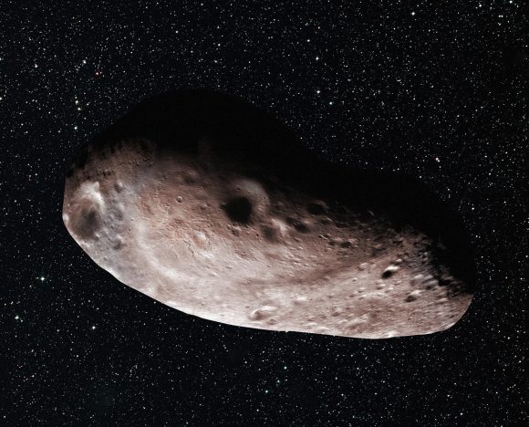 Otra interpretación de la forma de 2014 MU69 según  los datos de las ocultaciones (NASA/JHUAPL/SwRI/Alex Parker).