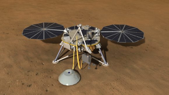 La sonda InSight de la NASA será lanzada y aterrizará en Marte en 2018 (NASA).
