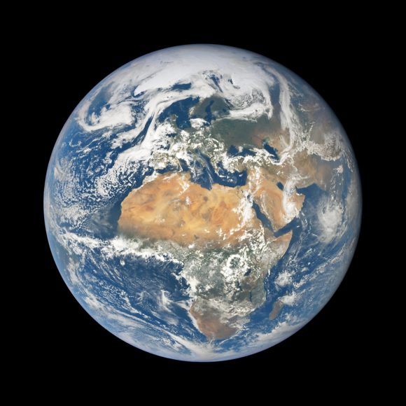 La Tierra vista por DSCOVR el 27 de mayo (NASA/EPIC).