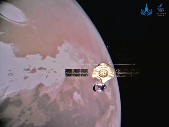 Tianwen 1: un selfie en órbita de Marte