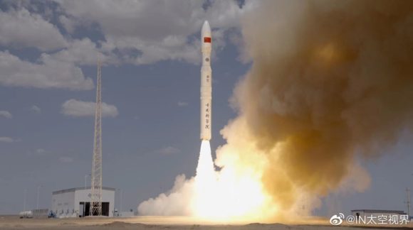 Primer lanzamiento del cohete Lijian 1 (Zhongke 1A), el cohete chino de combustible sólido más potente