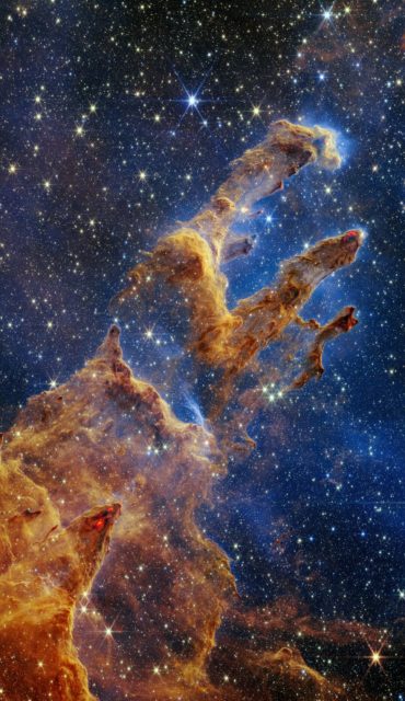 Los Pilares de la Creación vistos por el James Webb: el esplendor del cielo en infrarrojo