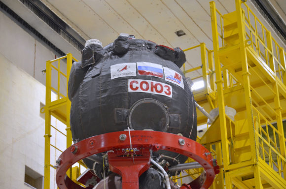 La nave de rescate Soyuz MS-23