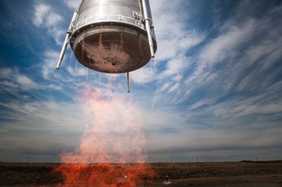 El salto del prototipo de cohete reutilizable de Stoke Space