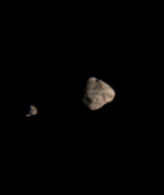 El asteroide Dinkinesh y su flongorrio de contacto Selam