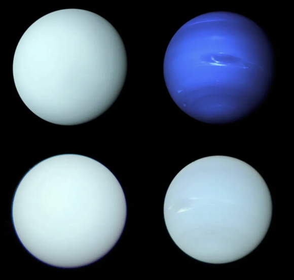 Los gemelos turquesas: a vueltas con el color de Urano y Neptuno