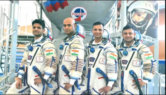 Los primeros astronautas de la nave tripulada india Gaganyaan