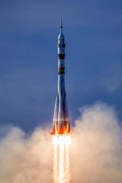 Lanzada la Soyuz MS-25 con la primera cosmonauta de Bielorrusia