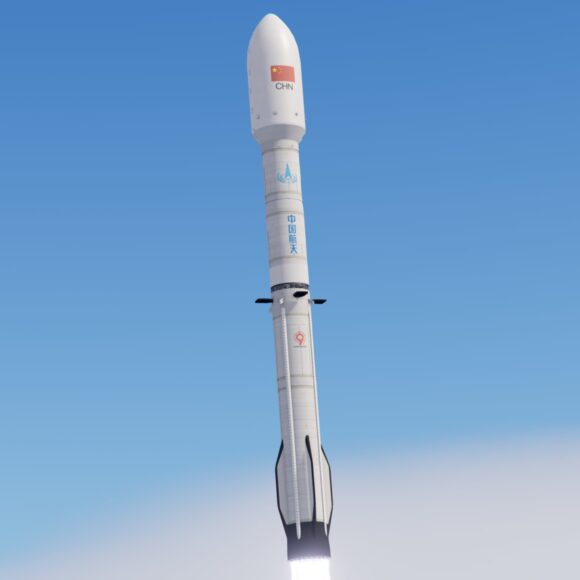 La «Gigabay china» y la cofia gigante del cohete CZ-9