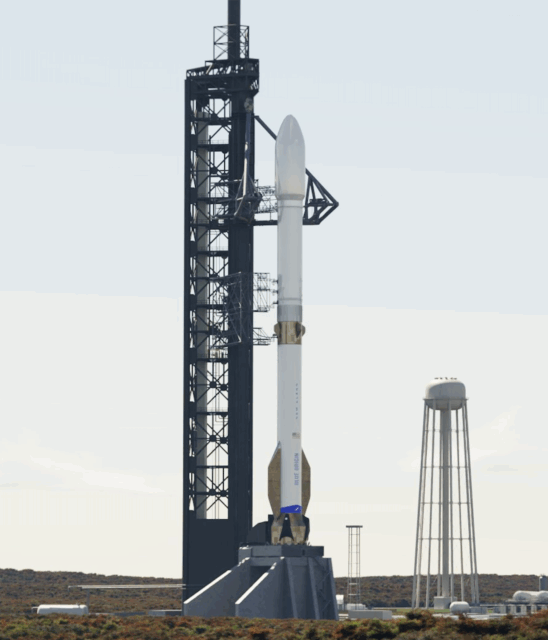 La segunda rampa de lanzamiento para el cohete New Glenn de Blue Origin